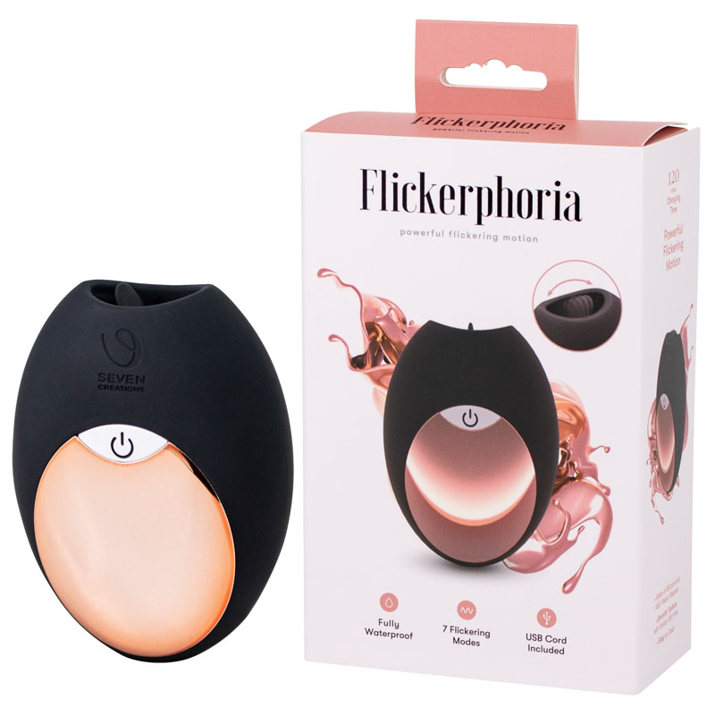 Flickerphoria Rechargeable Stimulator - Black
